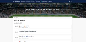 Découvrez Mon-Match.com : l'univers du football à portée de clic